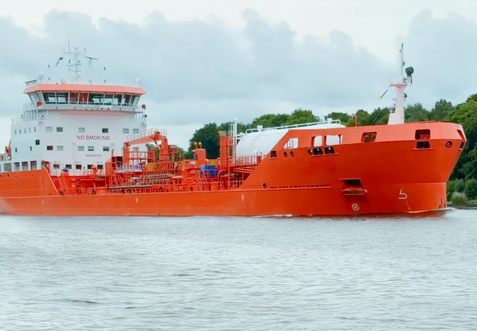 Frachtschiff auf dem Nord-Ostsee Kanal