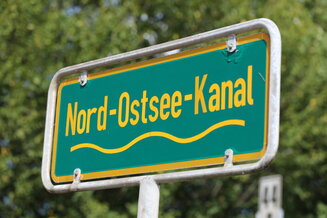 Schild Nord - Ostsee Kanal